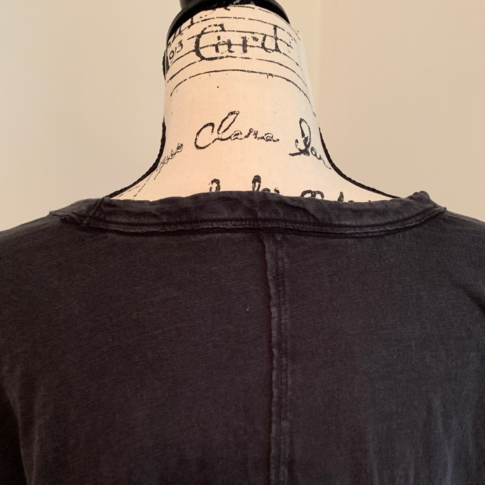 Anthropologie Pilcro Sustainable Boyfriend Tee (Washed Black) - Picture 9 of 17